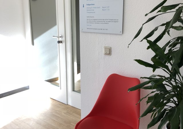 Eingangsbereich der Weiterbildungsambulanz